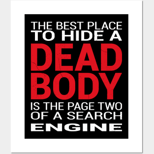 Funny SEO quote with cool typography Posters and Art